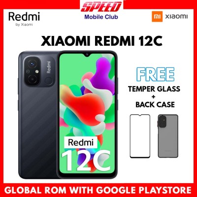 小米Redmi 12C |4GB+128GB |6GB+128GB |全球ROM |全新保修|免费钢化玻璃+后盖或折扣价